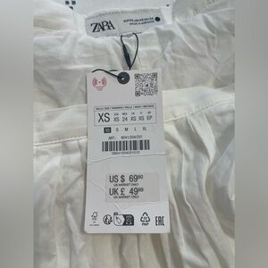 Zara,Size XS, color white